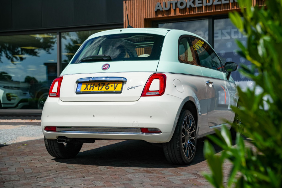 Fiat 500 0.9 TwinAir Turbo Collezione Panoramadak Airco Cruise Uconnect 16”LM Two Tone