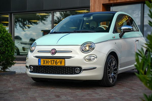 Fiat 500 0.9 TwinAir Turbo Collezione Panoramadak Airco Cruise Uconnect 16”LM Two Tone
