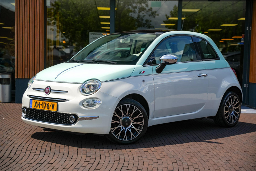 Fiat 500 0.9 TwinAir Turbo Collezione Panoramadak Airco Cruise Uconnect 16”LM Two Tone
