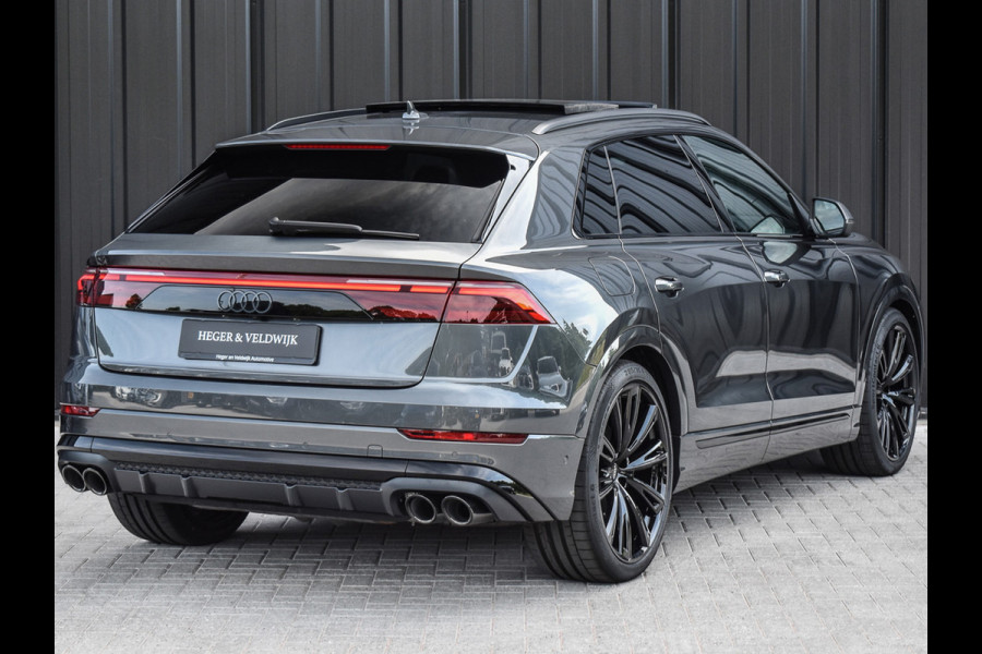 Audi Q8 55TFSI e QUATTRO PRO LINE S COMPETITION | S-SEATS | PANORAMADAK | 4 WIEL BESTURING | B&O SOUND | HEAD-UP | LUCHTVERING | DAB+ |