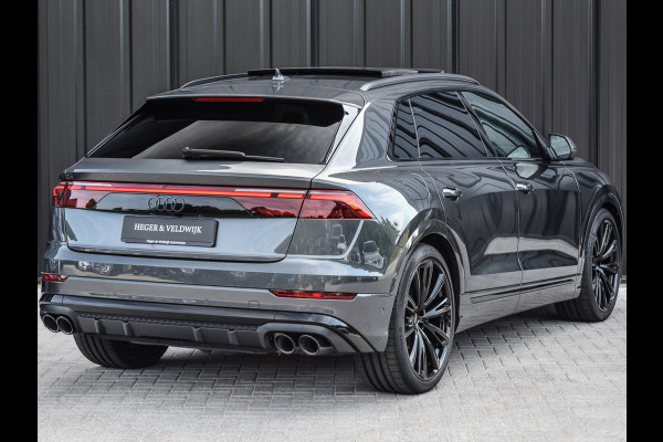 Audi Q8 55TFSI e QUATTRO PRO LINE S COMPETITION | S-SEATS | PANORAMADAK | 4 WIEL BESTURING | B&O SOUND | HEAD-UP | LUCHTVERING | DAB+ |