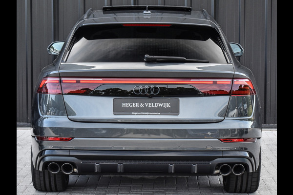 Audi Q8 55TFSI e QUATTRO PRO LINE S COMPETITION | S-SEATS | PANORAMADAK | 4 WIEL BESTURING | B&O SOUND | HEAD-UP | LUCHTVERING | DAB+ |