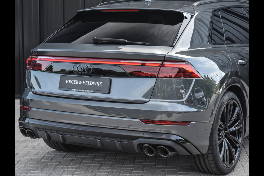 Audi Q8 55TFSI e QUATTRO PRO LINE S COMPETITION | S-SEATS | PANORAMADAK | 4 WIEL BESTURING | B&O SOUND | HEAD-UP | LUCHTVERING | DAB+ |