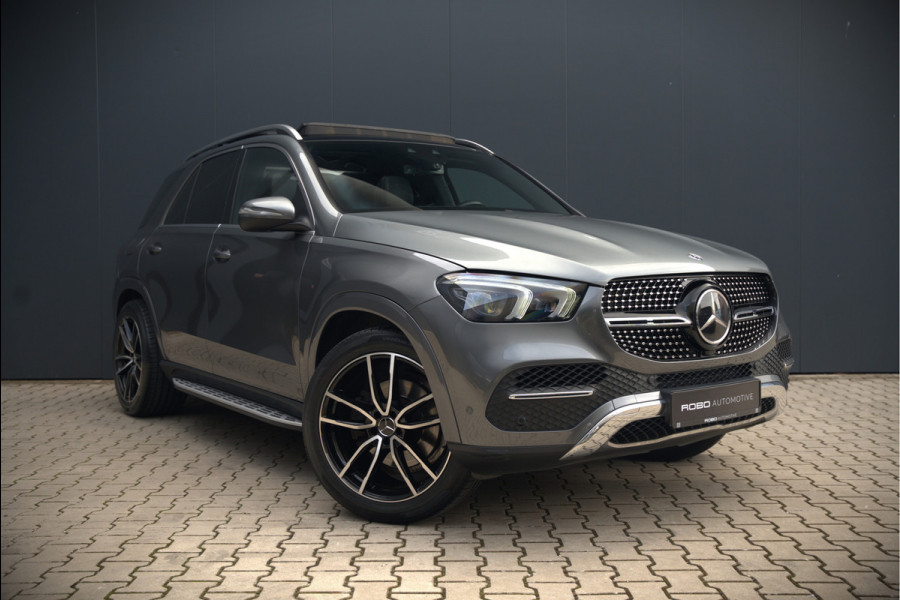 Mercedes-Benz GLE 350 D 4MATIC AMG Line | Grijs Kenteken | Marge | Adaptive Cruise Control | Stoelverwarming | Panoramadak | Trekhaak | Camera | Apple Carplay | Ambiance Verlichting | Leder | Keyless