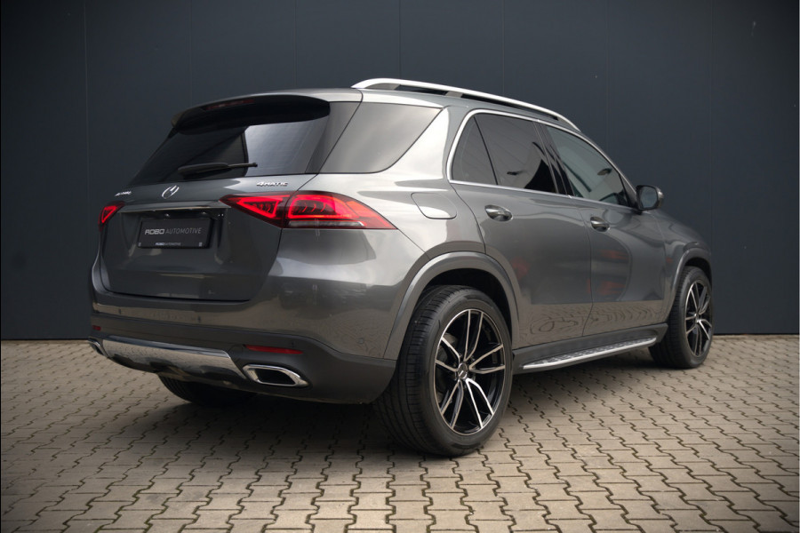Mercedes-Benz GLE 350 D 4MATIC AMG Line | Grijs Kenteken | Marge | Adaptive Cruise Control | Stoelverwarming | Panoramadak | Trekhaak | Camera | Apple Carplay | Ambiance Verlichting | Leder | Keyless