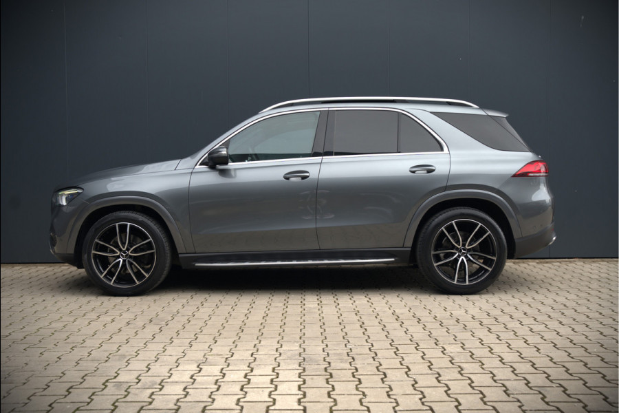 Mercedes-Benz GLE 350 D 4MATIC AMG Line | Grijs Kenteken | Marge | Adaptive Cruise Control | Stoelverwarming | Panoramadak | Trekhaak | Camera | Apple Carplay | Ambiance Verlichting | Leder | Keyless