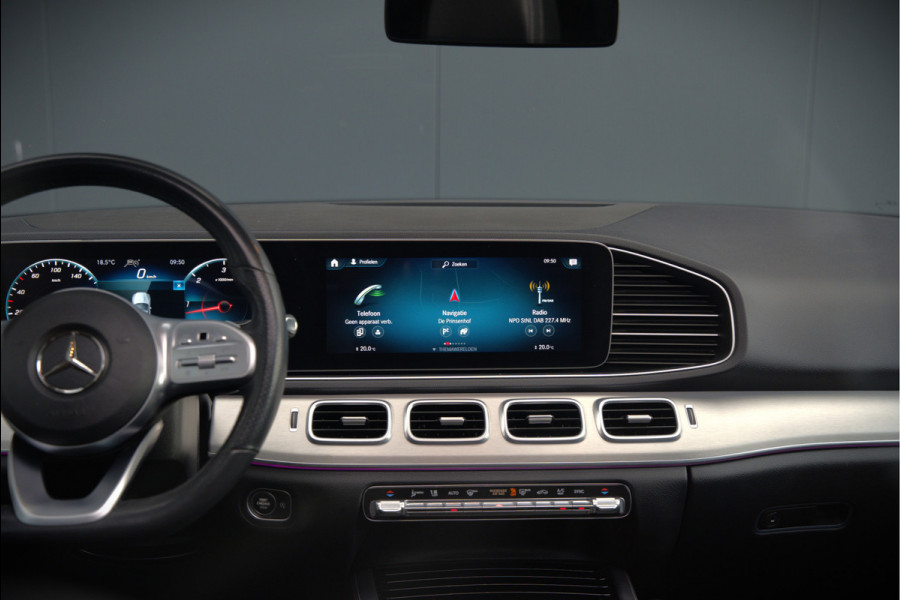 Mercedes-Benz GLE 350 D 4MATIC AMG Line | Grijs Kenteken | Marge | Adaptive Cruise Control | Stoelverwarming | Panoramadak | Trekhaak | Camera | Apple Carplay | Ambiance Verlichting | Leder | Keyless