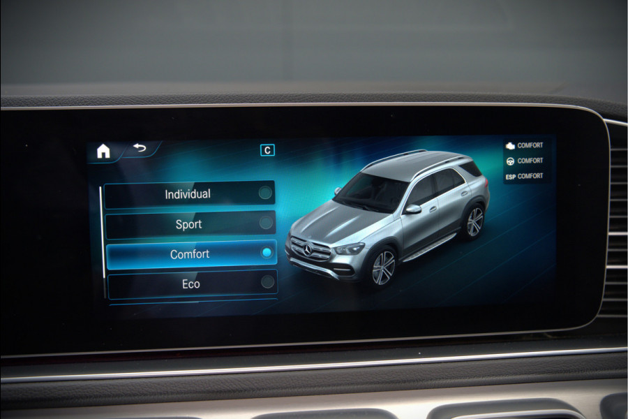 Mercedes-Benz GLE 350 D 4MATIC AMG Line | Grijs Kenteken | Marge | Adaptive Cruise Control | Stoelverwarming | Panoramadak | Trekhaak | Camera | Apple Carplay | Ambiance Verlichting | Leder | Keyless