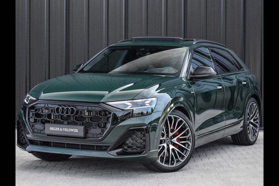 Audi Q8 60 TFSI e quattro Pro Line S Competition | PANORAMADAK | 4 WIEL BESTURING | ALCANTARE HEMEL | AMBIANCE VERLICHTING | MASSAGE STO