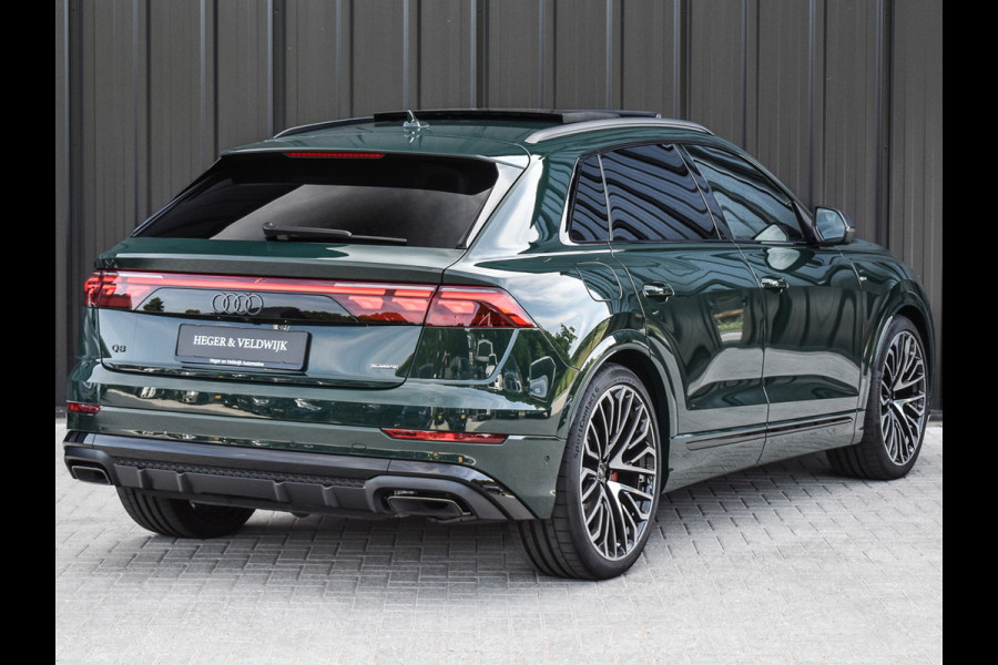 Audi Q8 60 TFSI e quattro Pro Line S Competition | PANORAMADAK | 4 WIEL BESTURING | ALCANTARE HEMEL | AMBIANCE VERLICHTING | MASSAGE STO