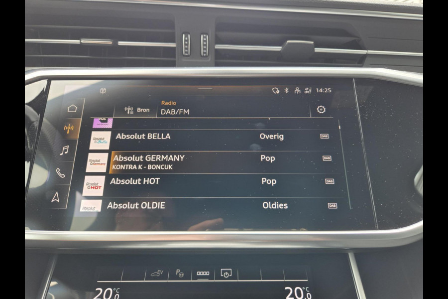 Audi A6 Avant 55 TFSI e quattro 370PK Hybrid plug-in,S-Line,virtueeldashbord,Leder/Alcantara,Adap Cruise,
