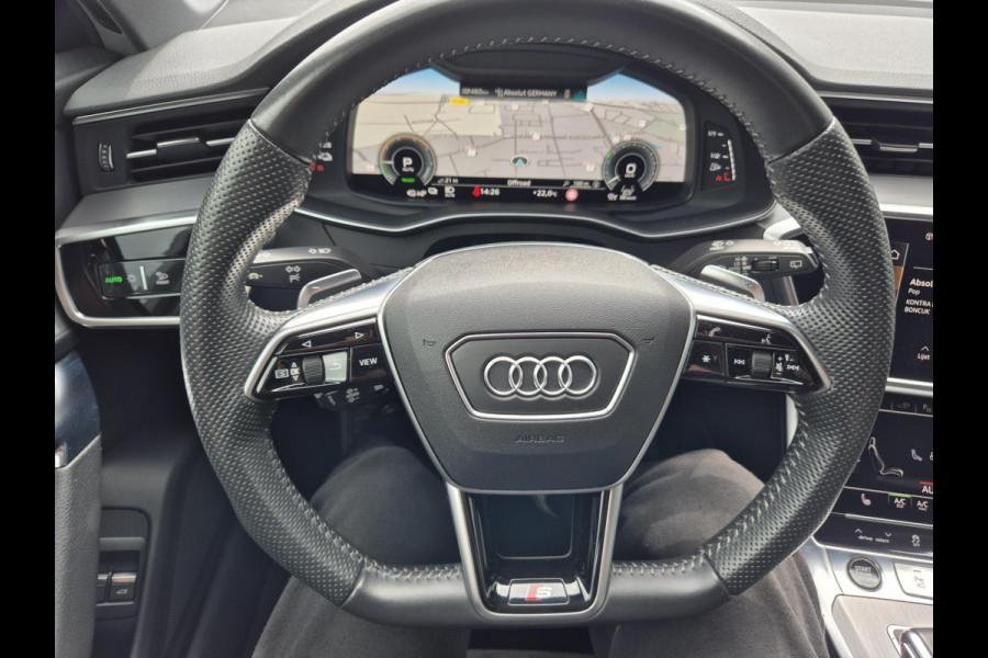 Audi A6 Avant 55 TFSI e quattro 370PK Hybrid plug-in,S-Line,virtueeldashbord,Leder/Alcantara,Adap Cruise,