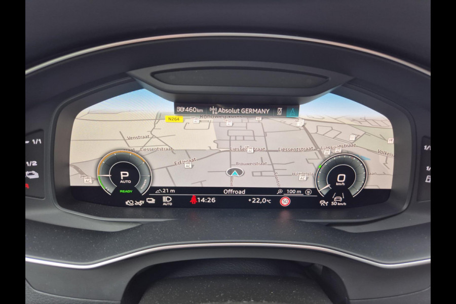 Audi A6 Avant 55 TFSI e quattro 370PK Hybrid plug-in,S-Line,virtueeldashbord,Leder/Alcantara,Adap Cruise,