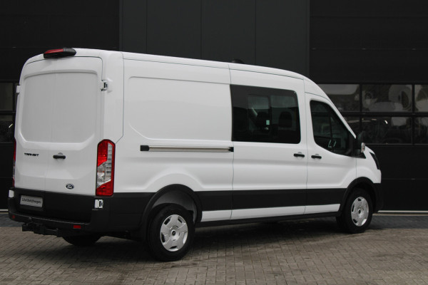 Ford Transit 350 2.0 TDCI 165pk L3H2 Dubbel Cabine Trend 6 zits - Carplay - Trekhaak - Camera - 2800kg Trekgewicht - Rijklaar