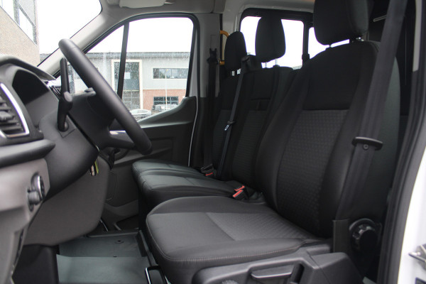 Ford Transit 350 2.0 TDCI 165pk L3H2 Dubbel Cabine Trend 6 zits - Carplay - Trekhaak - Camera - 2800kg Trekgewicht - Rijklaar
