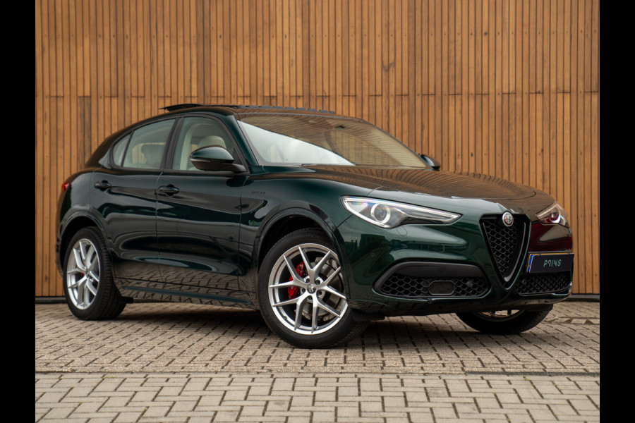 Alfa Romeo Stelvio 2.0T AWD Veloce | Pano-dak | CarPlay | Adapt. cruise | NL-auto | Verde Visconti