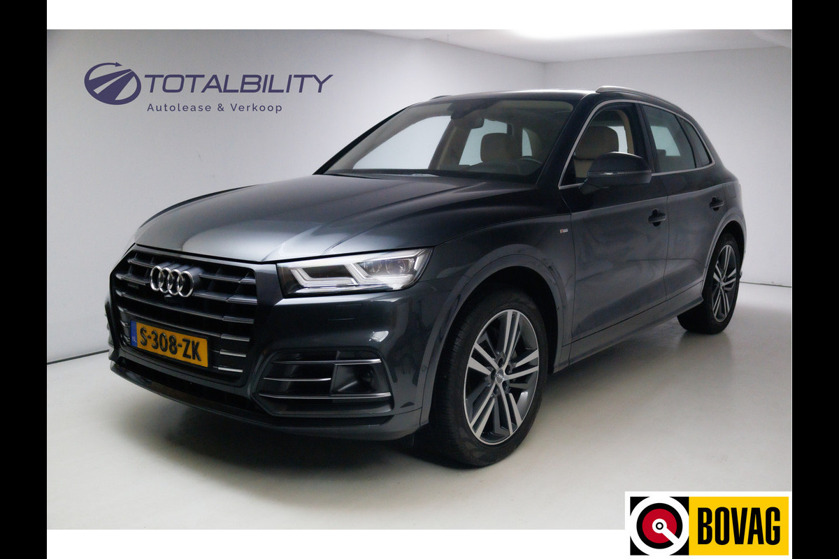 Audi Q5 55 TFSI e 367 PK quattro Competition S-Line Panoramadak, Luchtvering, Volledig leer, Adaptive cruise, Electrisch verstelbare stoelen met massage en verw. Ambiance verlichting, 360 camera, 20 inch, Navigatie, Head-up Audi Q5 55 TFSI e 367 PK quattro Competition S-Line Panoramadak, Luchtvering, Volledig leer, Adaptive cruise, Electrisch verstelbare stoelen met massage en verw. Ambiance verlichting, 360 camera, 20 inch, Navigatie, Head-up