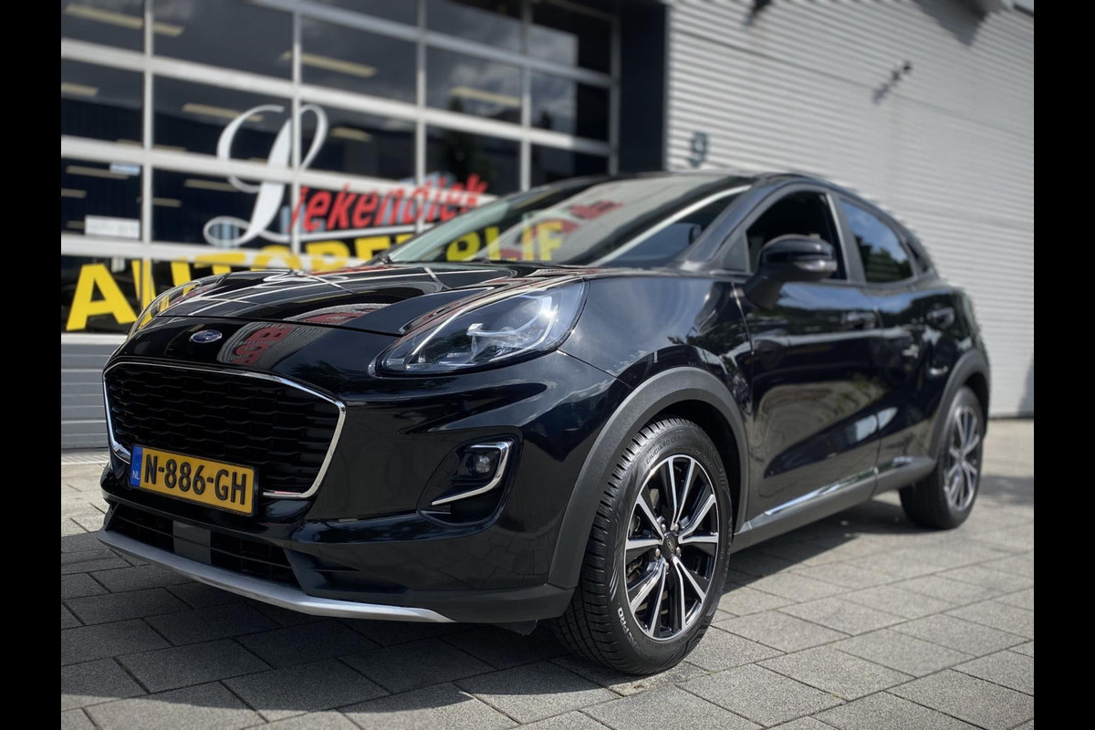 Ford Puma 1.0 EcoBoost Hybrid Titanium X - Navigatie I Airco I LED / PDC I Sport velgen I Dealer onderhouden