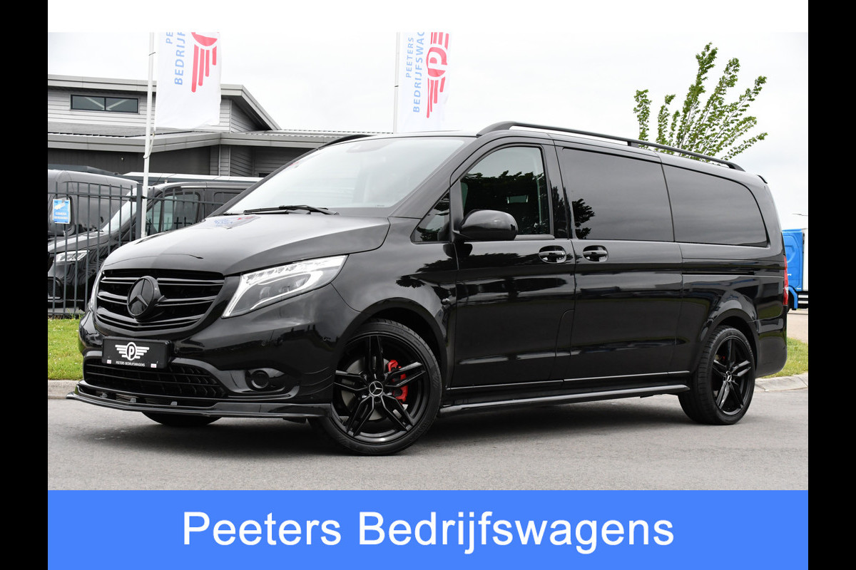 Mercedes-Benz Vito 119 CDI L3 DC Black Edition Cruise, Camera, Carplay, Leder, 190PK, LED, 2x Elektrische Schuifdeur, Uniek! Mercedes-Benz Vito 119 CDI L3 DC Black Edition Cruise, Camera, Carplay, Leder, 190PK, LED, 2x Elektrische Schuifdeur, Uniek!