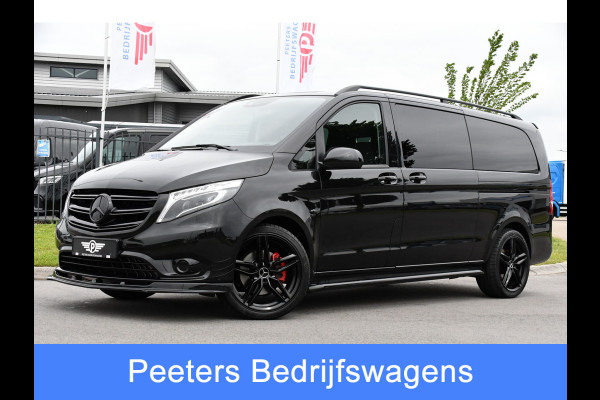 Mercedes-Benz Vito 119 CDI L3 DC Black Edition Cruise, Camera, Carplay, Leder, 190PK, LED, 2x Elektrische Schuifdeur, Uniek!