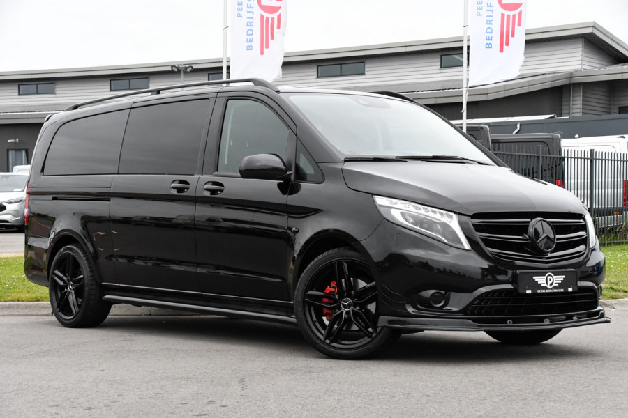 Mercedes-Benz Vito 119 CDI L3 DC Black Edition Cruise, Camera, Carplay, Leder, 190PK, LED, 2x Elektrische Schuifdeur, Uniek!