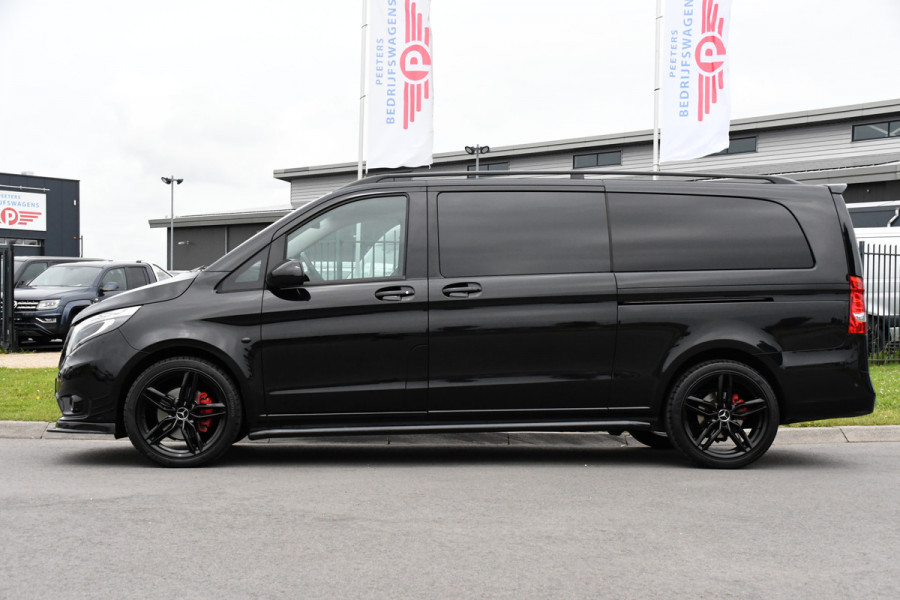 Mercedes-Benz Vito 119 CDI L3 DC Black Edition Cruise, Camera, Carplay, Leder, 190PK, LED, 2x Elektrische Schuifdeur, Uniek!