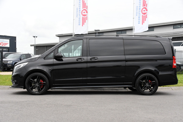Mercedes-Benz Vito 119 CDI L3 DC Black Edition Cruise, Camera, Carplay, Leder, 190PK, LED, 2x Elektrische Schuifdeur, Uniek!