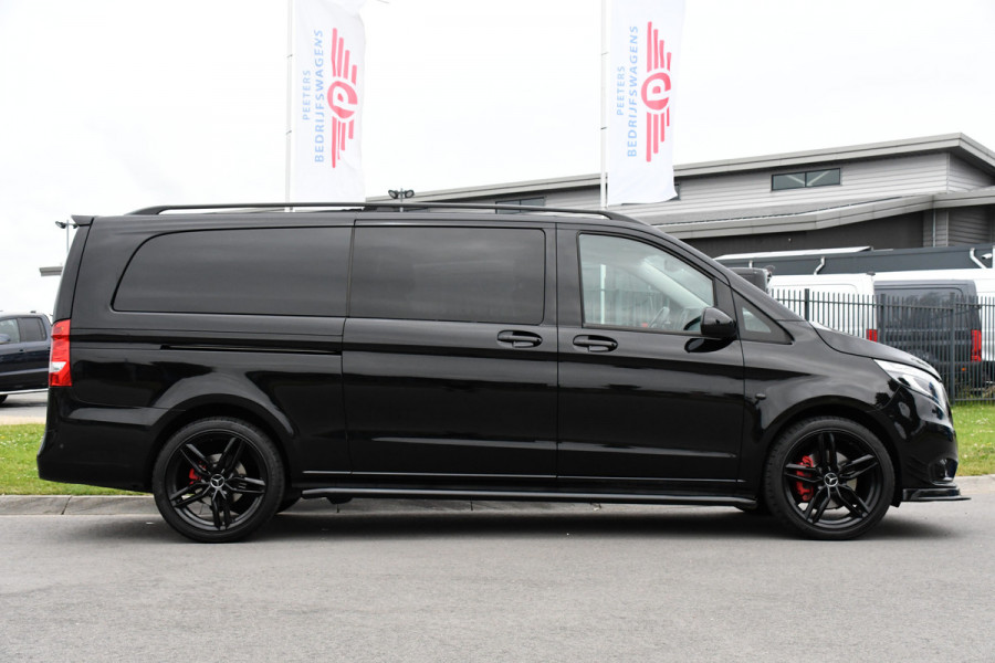 Mercedes-Benz Vito 119 CDI L3 DC Black Edition Cruise, Camera, Carplay, Leder, 190PK, LED, 2x Elektrische Schuifdeur, Uniek!
