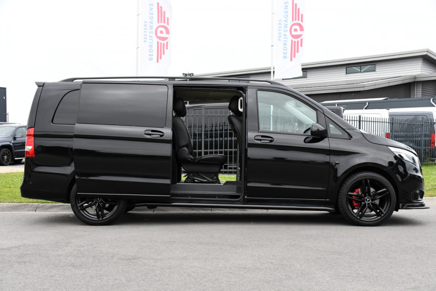Mercedes-Benz Vito 119 CDI L3 DC Black Edition Cruise, Camera, Carplay, Leder, 190PK, LED, 2x Elektrische Schuifdeur, Uniek!
