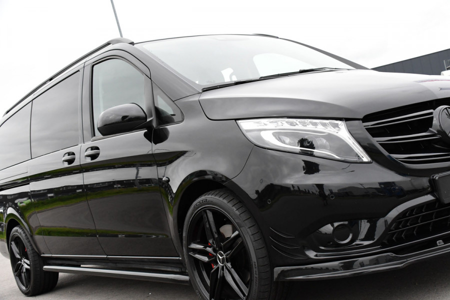 Mercedes-Benz Vito 119 CDI L3 DC Black Edition Cruise, Camera, Carplay, Leder, 190PK, LED, 2x Elektrische Schuifdeur, Uniek!