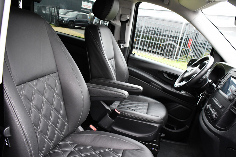 Mercedes-Benz Vito 119 CDI L3 DC Black Edition Cruise, Camera, Carplay, Leder, 190PK, LED, 2x Elektrische Schuifdeur, Uniek!