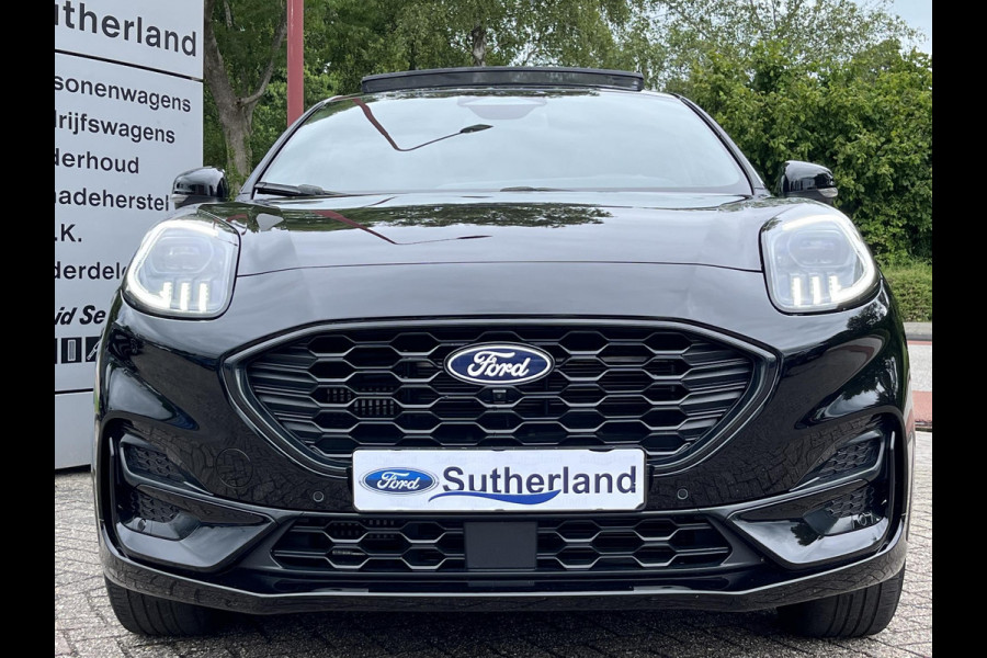 Ford Puma 1.0 EcoBoost Hybrid ST-Line X 155pk Automaat | Panoramadak | Afneembare trekhaak | Winter Pack | Adaptive cruise control | 360 graden camera | Bang&Olufsen | Elektrsiche achterklep | Matrix LED