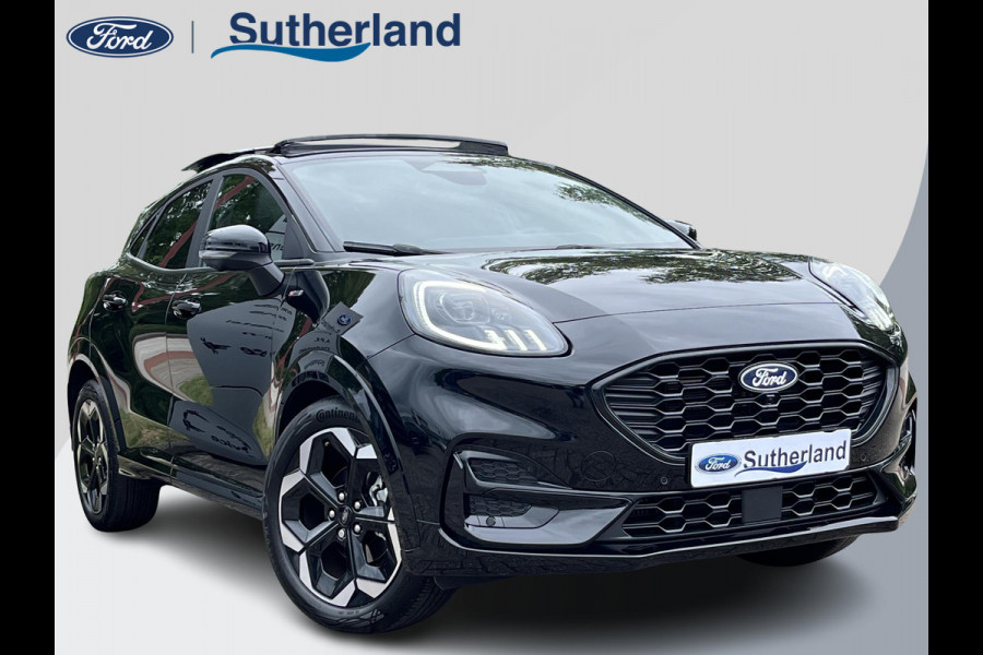 Ford Puma 1.0 EcoBoost Hybrid ST-Line X 155pk Automaat | Panoramadak | Afneembare trekhaak | Winter Pack | Adaptive cruise control | 360 graden camera | Bang&Olufsen | Elektrsiche achterklep | Matrix LED