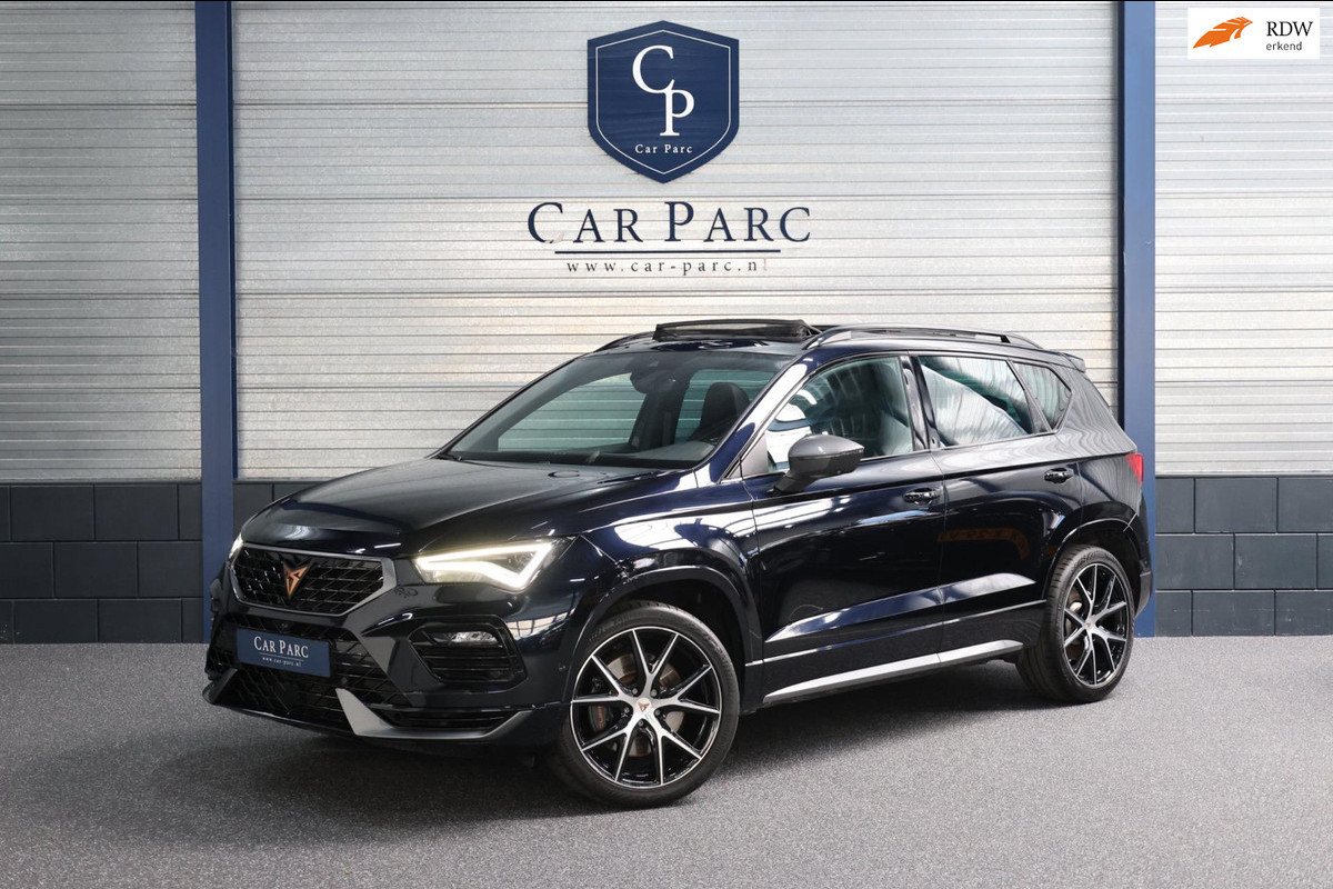 CUPRA Ateca 2.0 TSI 4DRIVE 300+PK AKRAPOVIC/VIRTUAL/SFEER/BEATS/PANO/KUIP+ALCANTARA+S.VERWARMING/19"/CAM/ACC/ECC/12 MDN GARANTIE! CUPRA Ateca 2.0 TSI 4DRIVE 300+PK AKRAPOVIC/VIRTUAL/SFEER/BEATS/PANO/KUIP+ALCANTARA+S.VERWARMING/19"/CAM/ACC/ECC/12 MDN GARANTIE!