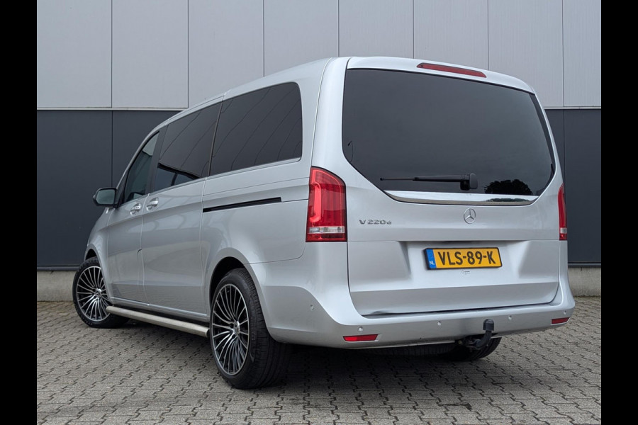 Mercedes-Benz V-Klasse 220d LANG DC DUBBELE CABINE LEDER ELEKTRISCHE KLEP 2X SCHUIFDEUR
