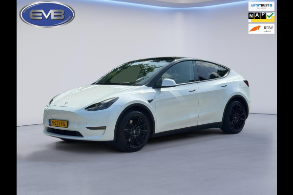 Tesla Model Y Long Range AWD 75 kWh Black line, 20 inch, panoramadak, leder, Nederlandse auto met nationale auto pas