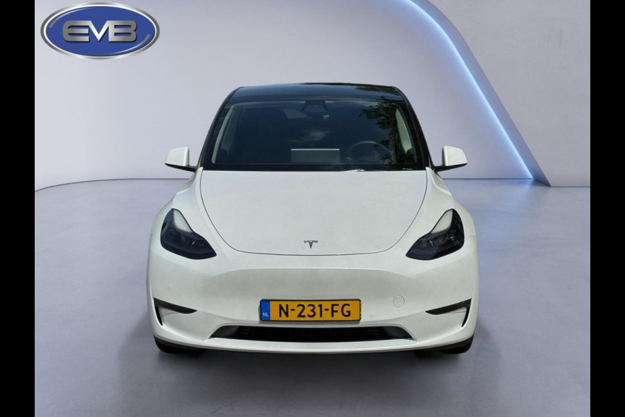 Tesla Model Y Long Range AWD 75 kWh Black line, 20 inch, panoramadak, leder, Nederlandse auto met nationale auto pas