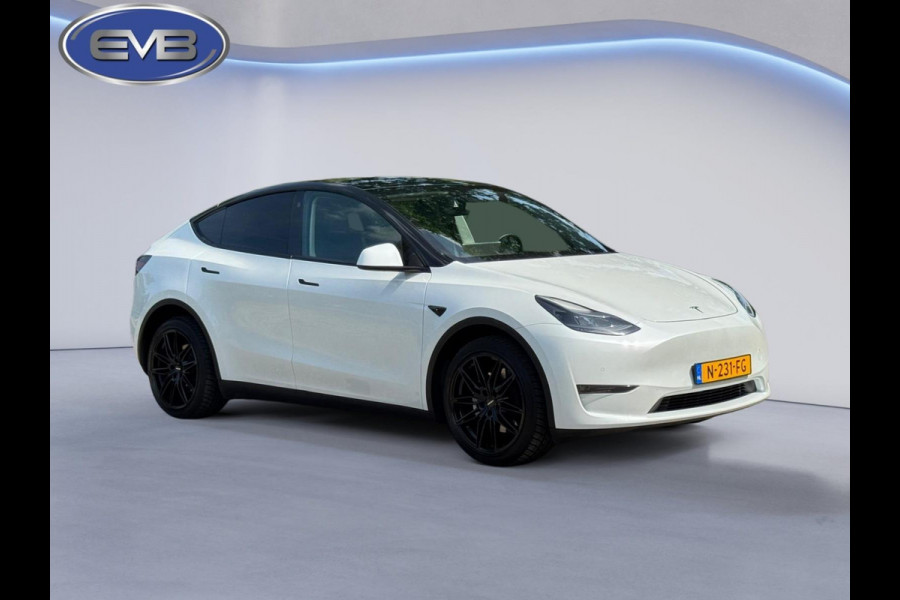 Tesla Model Y Long Range AWD 75 kWh Black line, 20 inch, panoramadak, leder, Nederlandse auto met nationale auto pas