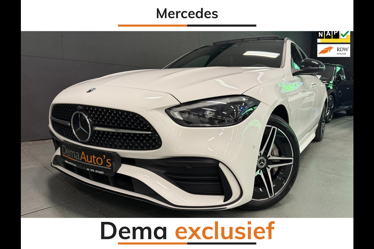Mercedes-Benz C-Klasse Estate 300 e AMG Line PANO/BURMESTER/DAB/CAM/STOEL-M/SFEERVERL/V-COCKPIT/// Mercedes-Benz C-Klasse Estate 300 e AMG Line PANO/BURMESTER/DAB/CAM/STOEL-M/SFEERVERL/V-COCKPIT///