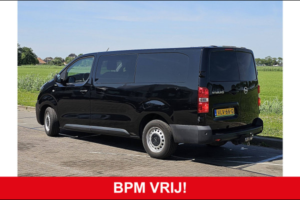 Opel Vivaro 2.0 CDTI L3H1 DC Edition Airco Automaat Trekhaak Navi Euro6 NAP Oh-Historie 1e Eigenaar!