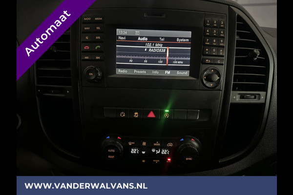 Mercedes-Benz Vito 114 CDI 7G-Tronic Automaat L2H1 Euro6 Airco | Camera | 2500KG Trekhaak | 17"LMV Parkeersensoren V+A, Navigatie, Cruisecontrol, Licht metalen velgen, Bijrijdersbank, Dakrails