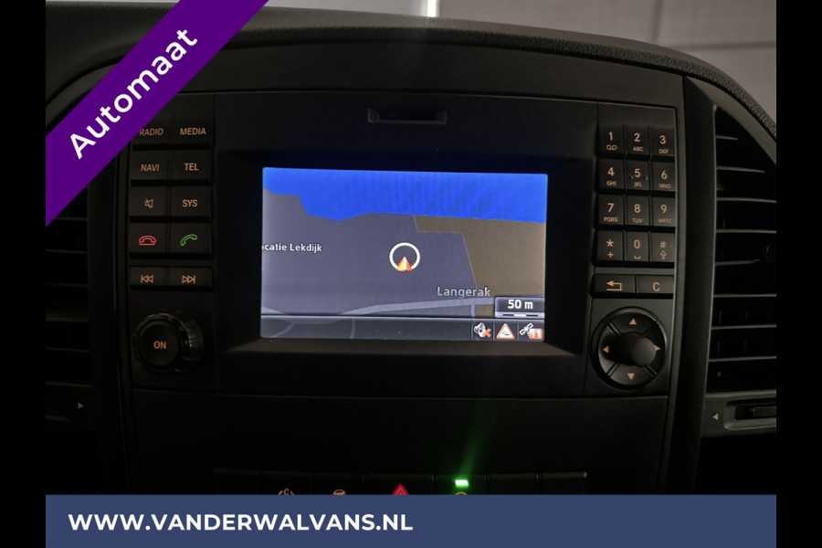 Mercedes-Benz Vito 114 CDI 7G-Tronic Automaat L2H1 Euro6 Airco | Camera | 2500KG Trekhaak | 17"LMV Parkeersensoren V+A, Navigatie, Cruisecontrol, Licht metalen velgen, Bijrijdersbank, Dakrails