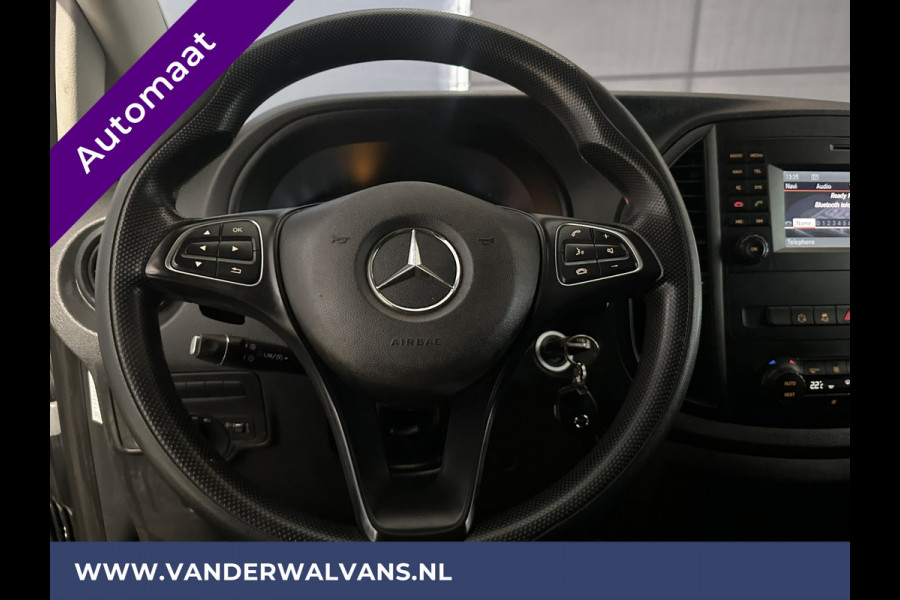 Mercedes-Benz Vito 114 CDI 7G-Tronic Automaat L2H1 Euro6 Airco | Camera | 2500KG Trekhaak | 17"LMV Parkeersensoren V+A, Navigatie, Cruisecontrol, Licht metalen velgen, Bijrijdersbank, Dakrails