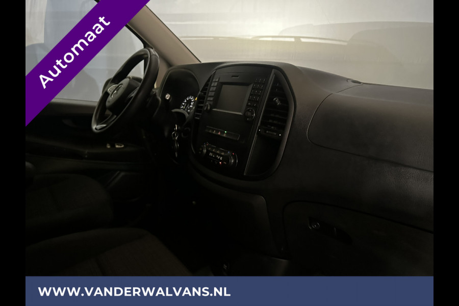 Mercedes-Benz Vito 114 CDI 7G-Tronic Automaat L2H1 Euro6 Airco | Camera | 2500KG Trekhaak | 17"LMV Parkeersensoren V+A, Navigatie, Cruisecontrol, Licht metalen velgen, Bijrijdersbank, Dakrails