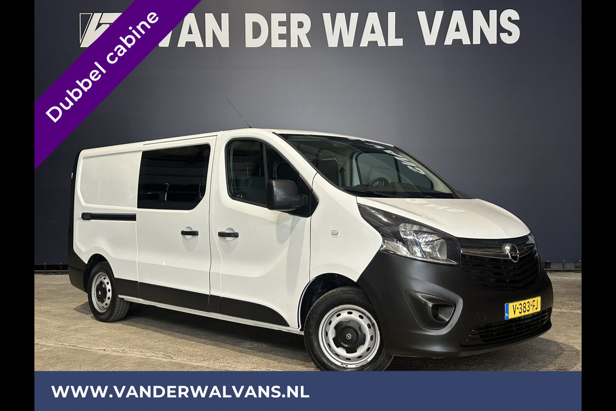 Opel Vivaro 1.6 CDTI 122pk L2H1 Dubbele Cabine Euro6 Airco | Trekhaak | LED | 5-Zits Cruisecontrol, Inrichting, Bluetooh-telefonie Opel Vivaro 1.6 CDTI 122pk L2H1 Dubbele Cabine Euro6 Airco | Trekhaak | LED | 5-Zits Cruisecontrol, Inrichting, Bluetooh-telefonie