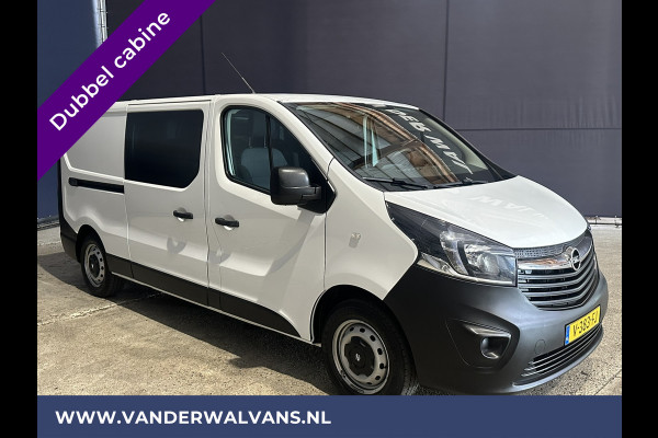 Opel Vivaro 1.6 CDTI 122pk L2H1 Dubbele Cabine Euro6 Airco | Trekhaak | LED | 5-Zits Cruisecontrol, Inrichting, Bluetooh-telefonie