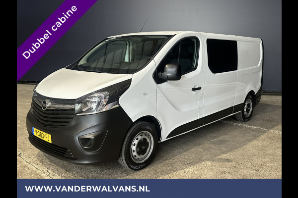 Opel Vivaro 1.6 CDTI 122pk L2H1 Dubbele Cabine Euro6 Airco | Trekhaak | LED | 5-Zits Cruisecontrol, Inrichting, Bluetooh-telefonie