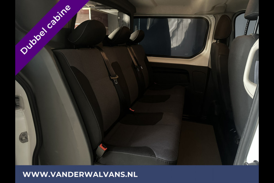 Opel Vivaro 1.6 CDTI 122pk L2H1 Dubbele Cabine Euro6 Airco | Trekhaak | LED | 5-Zits Cruisecontrol, Inrichting, Bluetooh-telefonie