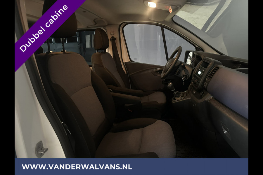 Opel Vivaro 1.6 CDTI 122pk L2H1 Dubbele Cabine Euro6 Airco | Trekhaak | LED | 5-Zits Cruisecontrol, Inrichting, Bluetooh-telefonie