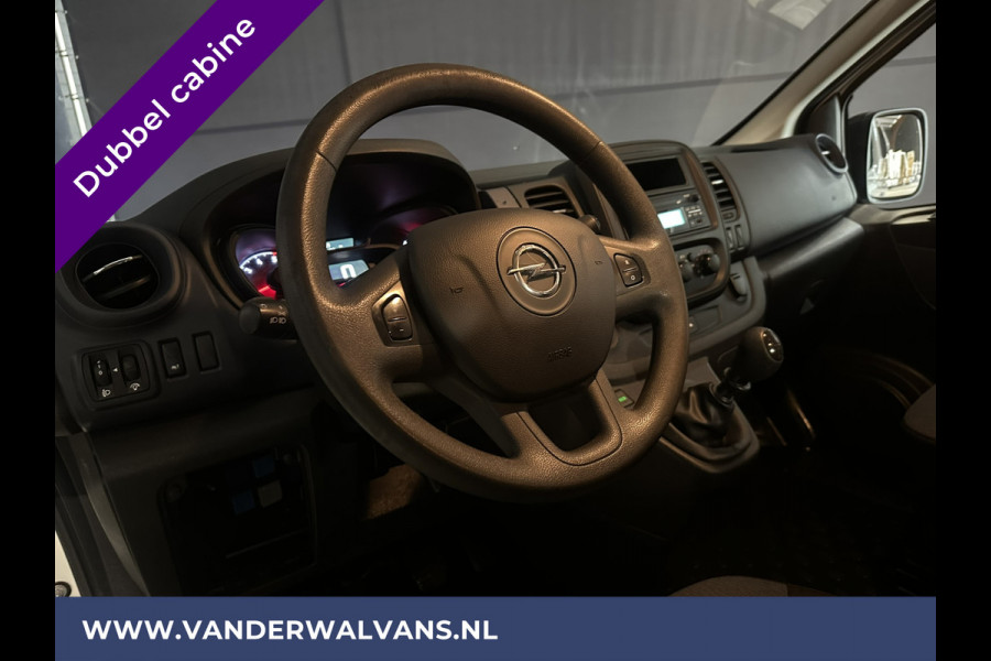 Opel Vivaro 1.6 CDTI 122pk L2H1 Dubbele Cabine Euro6 Airco | Trekhaak | LED | 5-Zits Cruisecontrol, Inrichting, Bluetooh-telefonie
